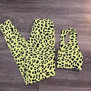 Booty By Brabants Neon Animal Print Set